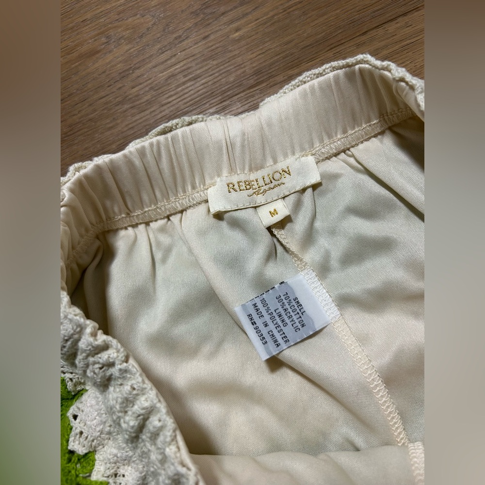 Crochet boho vacation set - crop top + shorts - Picture 9 of 14